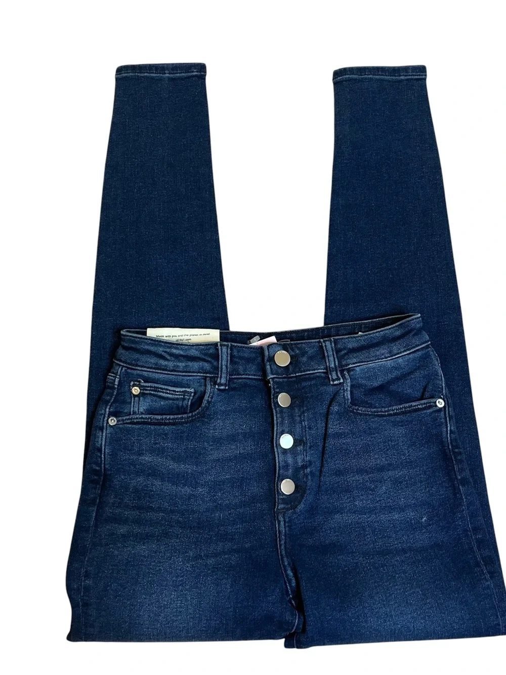 DL1961 Chloe Dark Blue Skinny High- Rise Jeans Sz 16